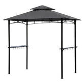 Sekey 245 x 150 x 250 cm barbecue pavilion with shelf and hooks